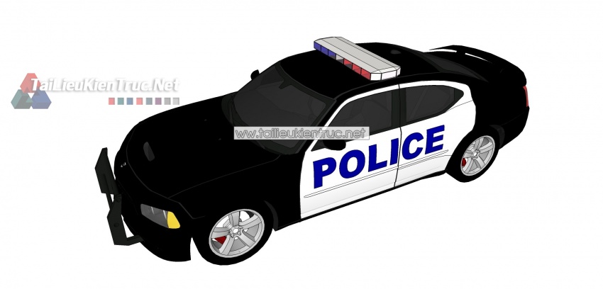 Thư viện sketchup tổng hợp model về Xe ô tô cảnh sát các loại P15