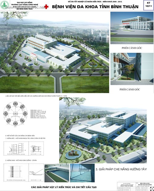 Đồ án tốt nghiệp kiến trúc - Bệnh viện Đa khoa Tỉnh Bình Thuận