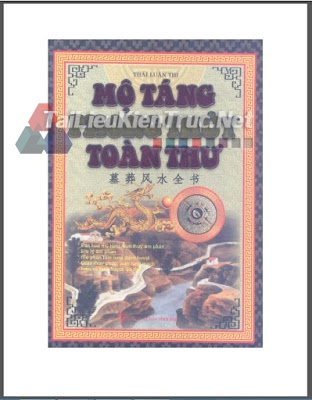 Sách Mộ táng phong thủy toàn thư tác giả Thái Luân Thi