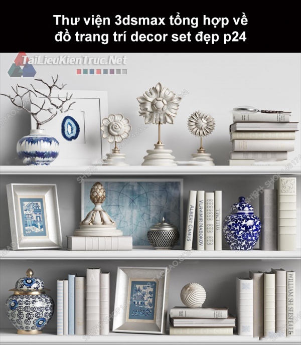 Thư viện 3dsMax tổng hợp về đồ trang trí decor set đẹp p24 