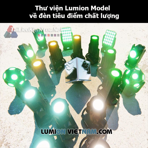 Thư viện Lumion Model về đèn tiêu điểm chất lượng