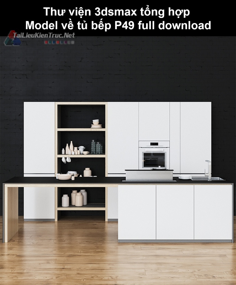 Thư viện 3dsmax tổng hợp Model về tủ bếp P49 full download
