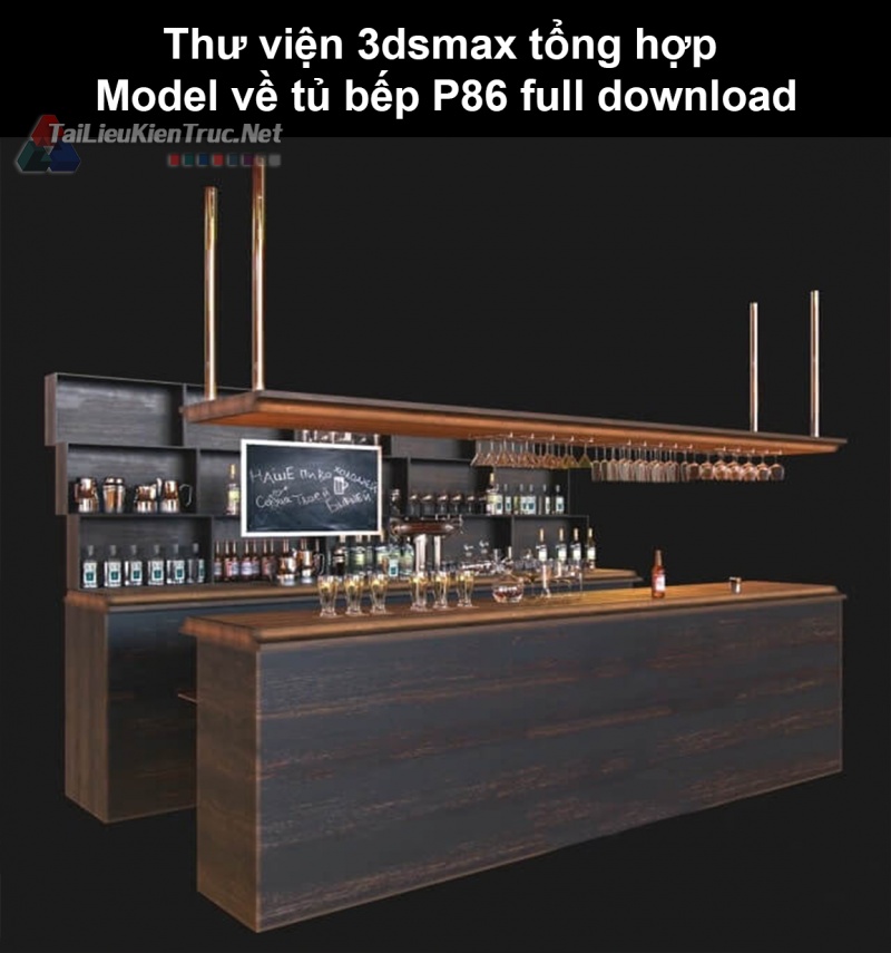 Thư viện 3dsmax tổng hợp Model về tủ bếp P86 full download