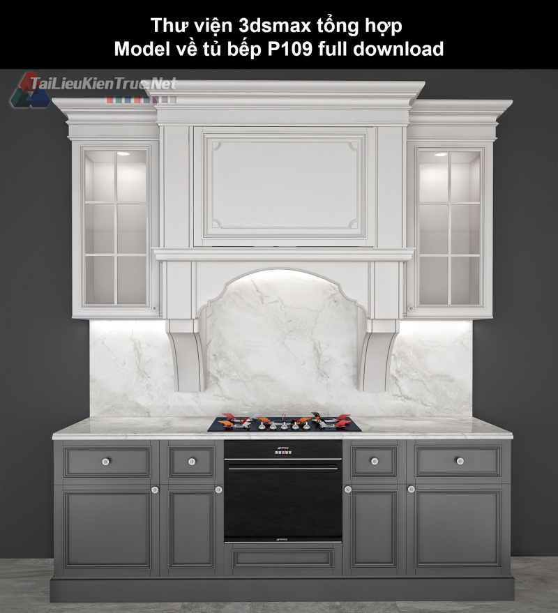 Thư viện 3dsmax tổng hợp Model về tủ bếp P109 full download