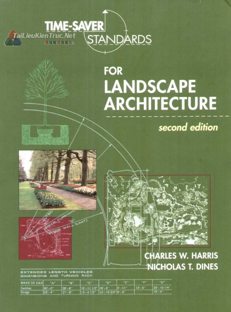 Sách Time Saver Standards For Landscape Architecture (Hệ Thống Tiêu Chuẩn Kỹ Thuật Trong Ngành Kiến Trúc Cảnh Quan)