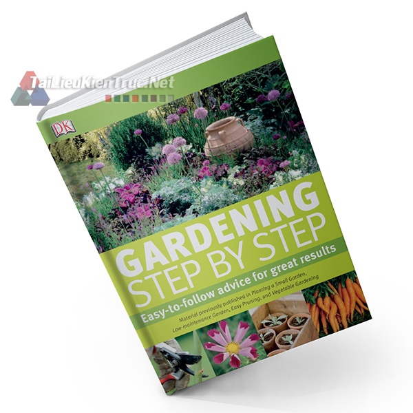 Sách Gardening Step By Step (Các Bước Thi Công Cảnh Quan Sân Vườn)