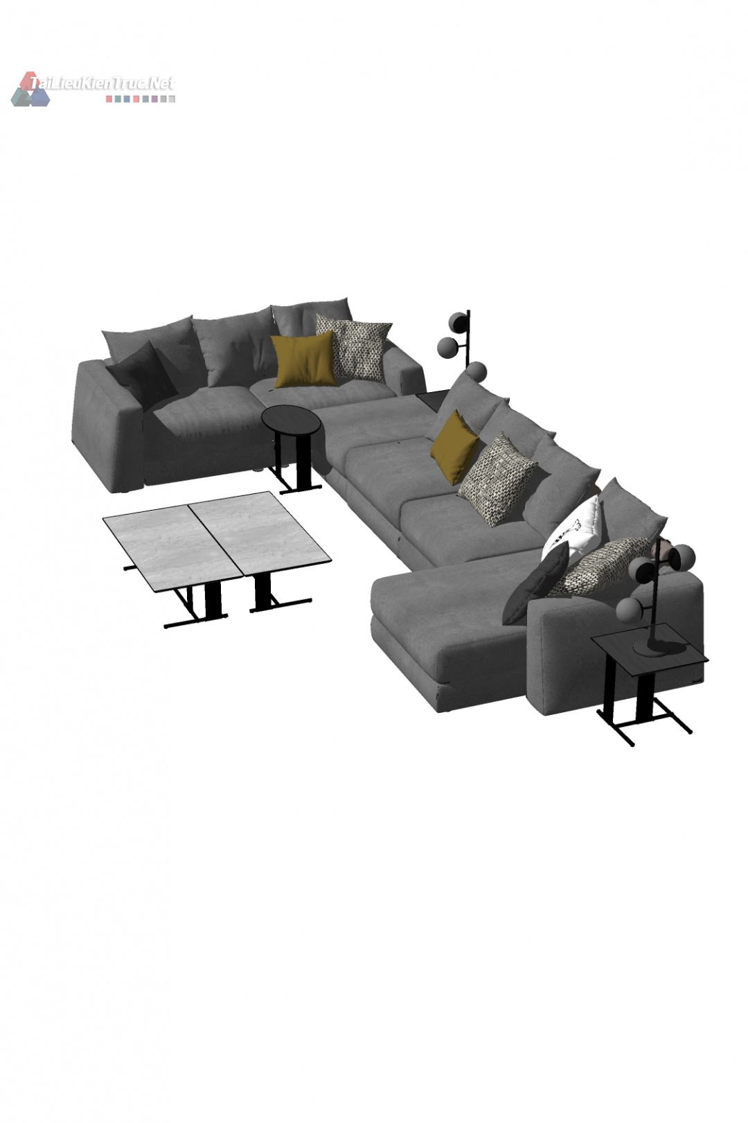 Thư viện sketchup sofa 003