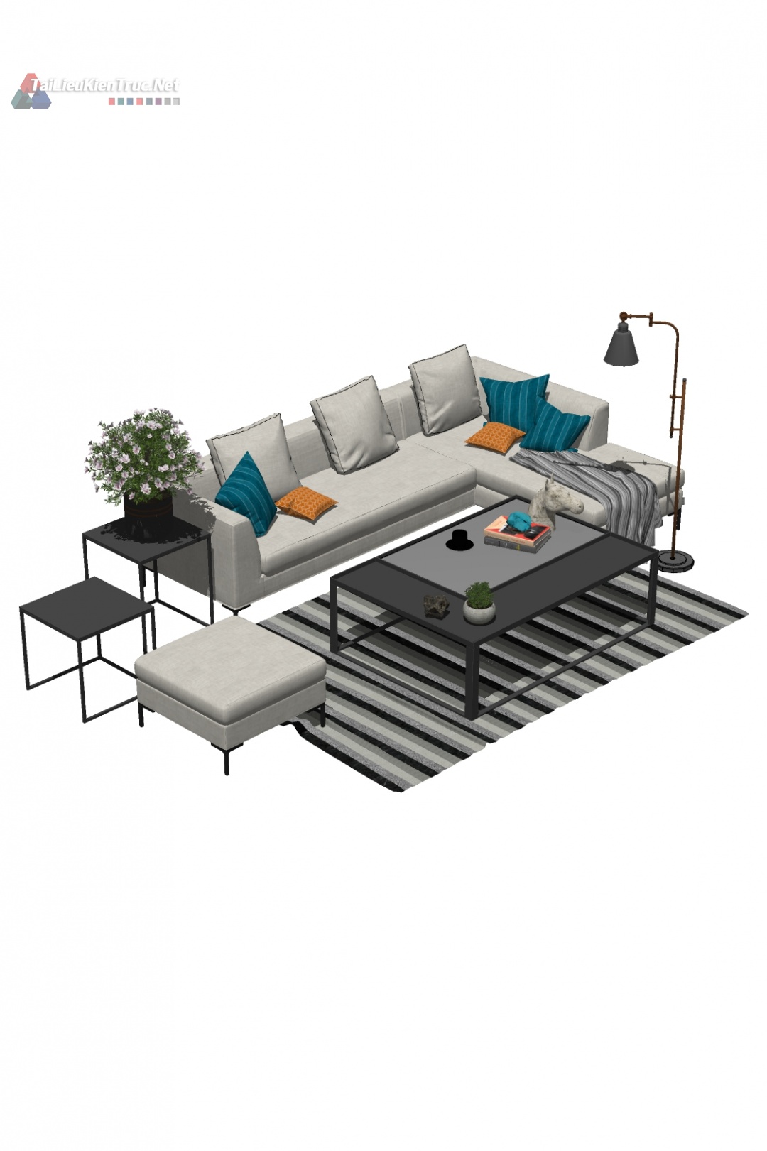 Thư viện sketchup sofa 010