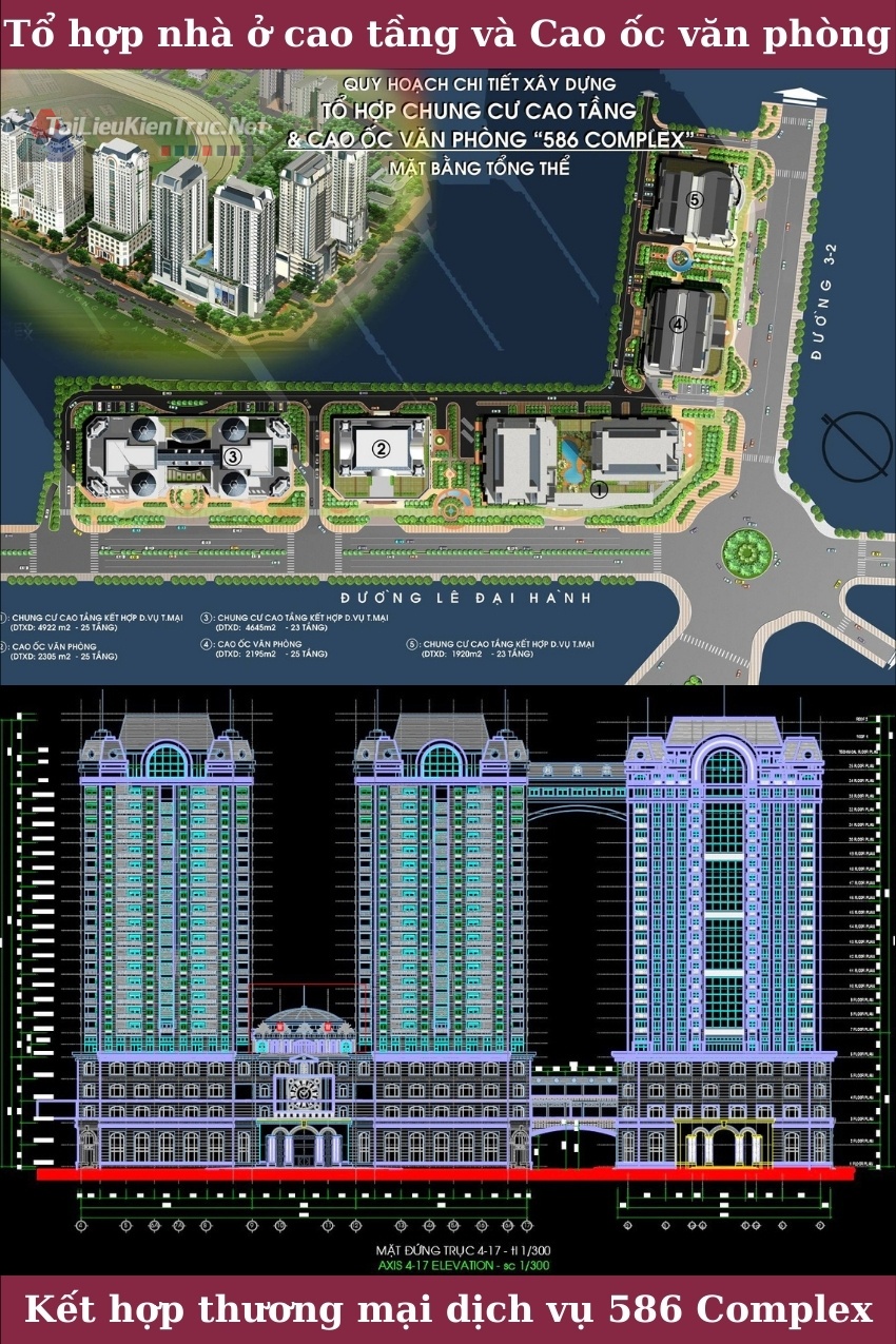 Tổ hợp nhà ở cao tầng và Cao ốc văn phòng kết hợp Thương mại dịch vụ Complex