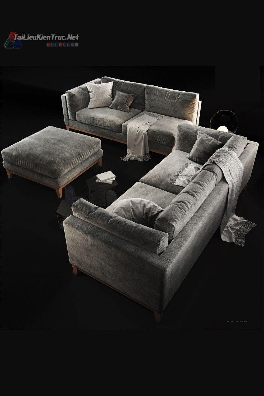 Thư viện Sketchup sofa 017