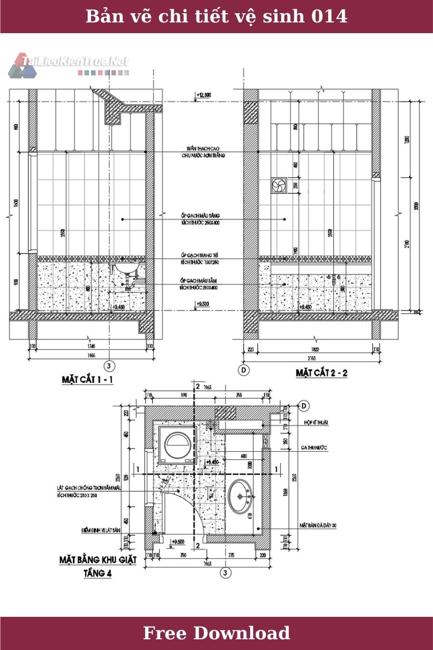 Bản vẽ chi tiết vệ sinh 014