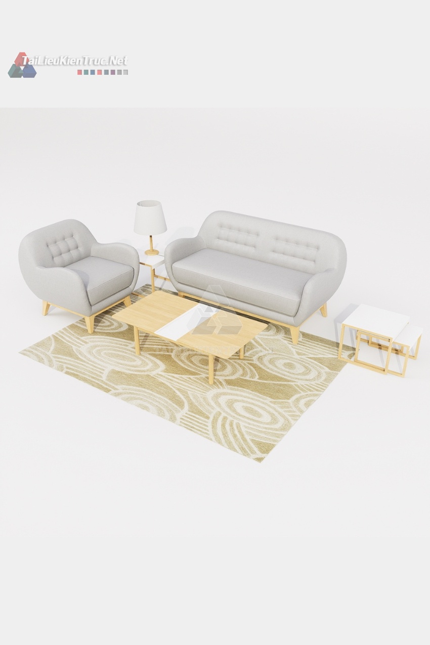 Thư viện Sketchup sofa 063