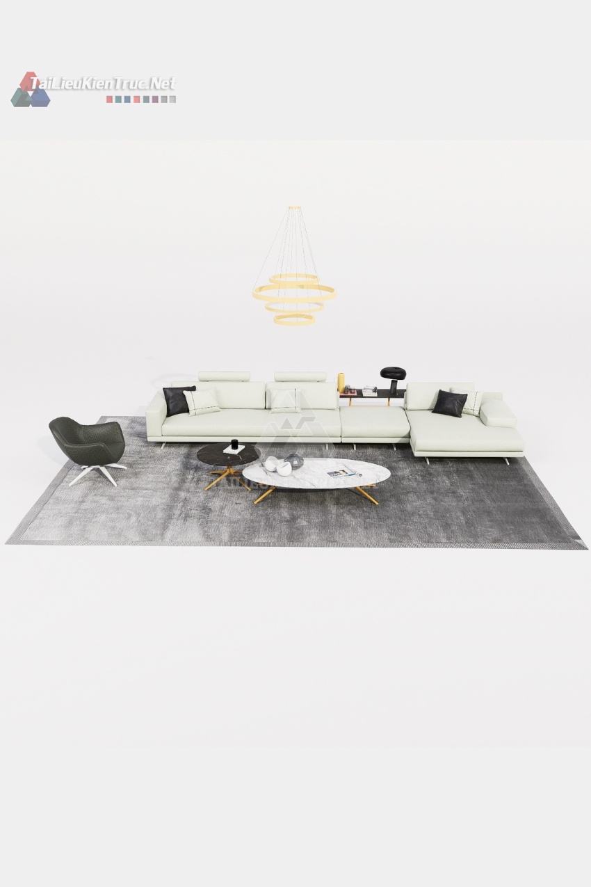 Thư viện Sketchup sofa 066