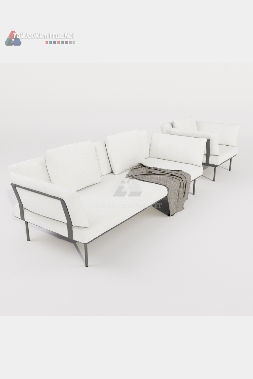 Thư viện Sketchup sofa 090