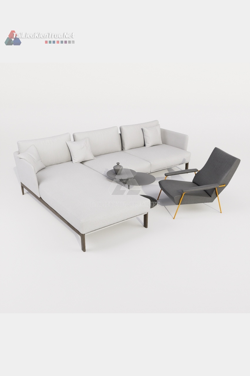 Thư viện Sketchup sofa 098