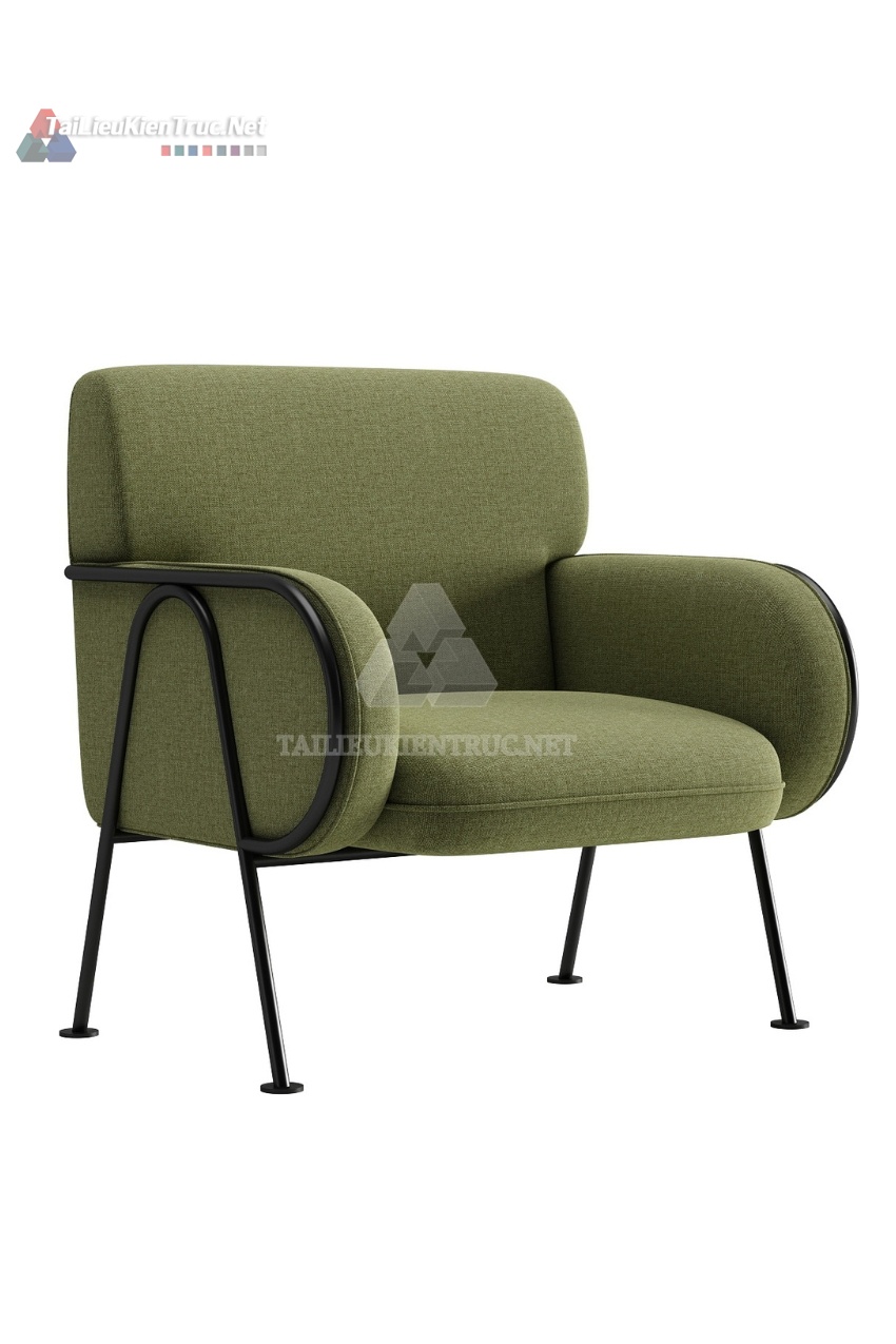 Armchair 3ds max model 046