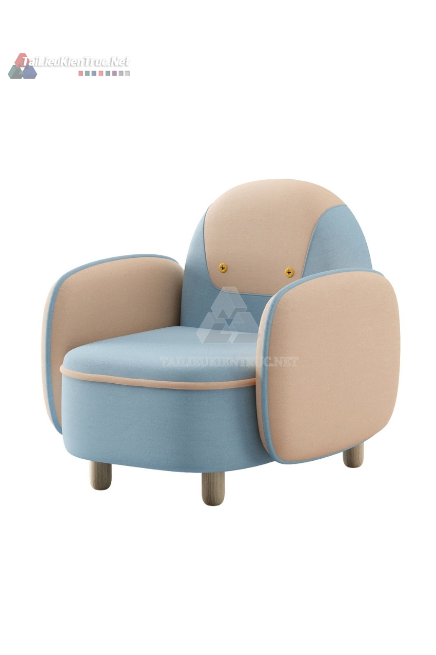 Armchair 3ds max model 063