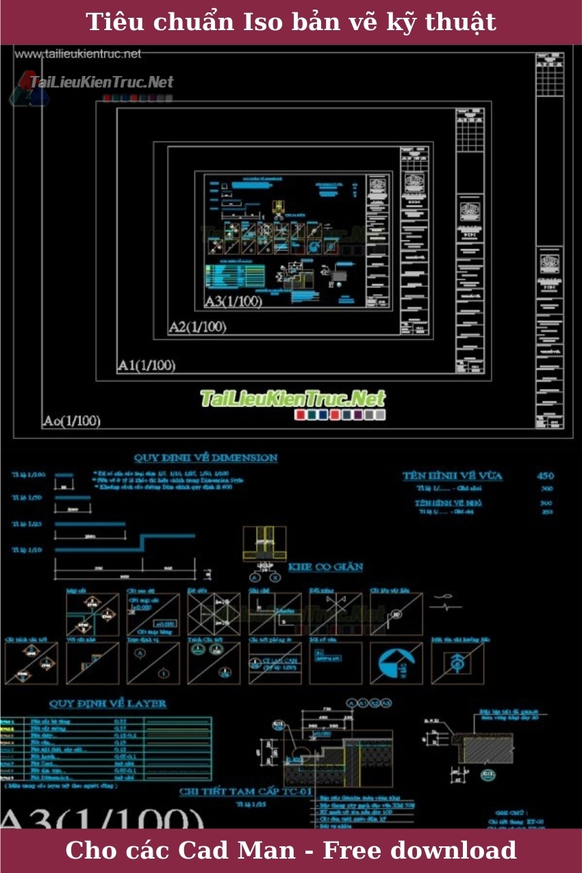 Tiêu chuẩn Iso bản vẽ kỹ thuật cho các Cad Man