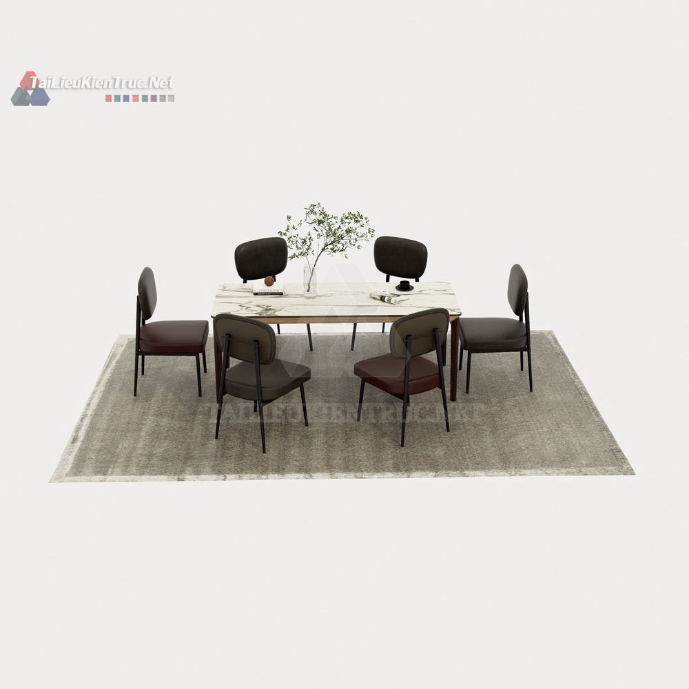 Bàn ăn sketchup 074