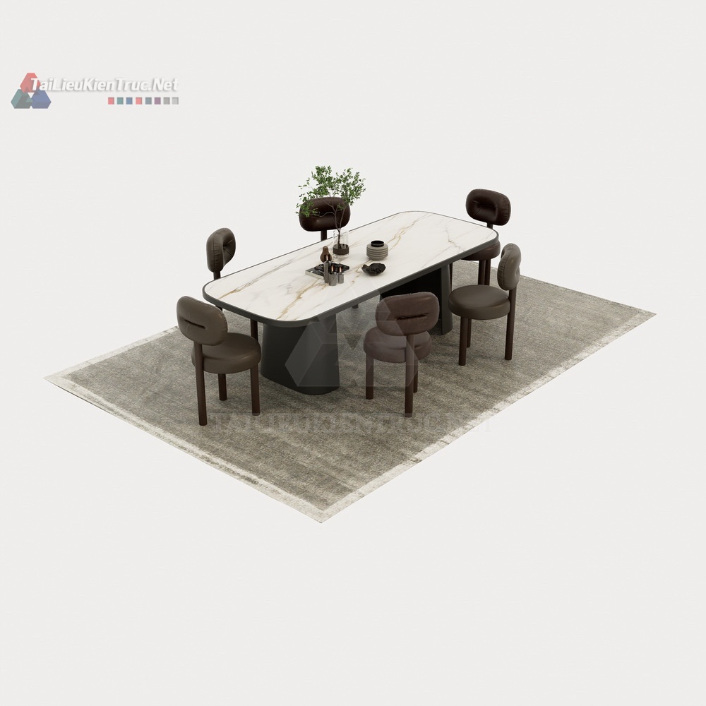 Bàn ăn sketchup 076