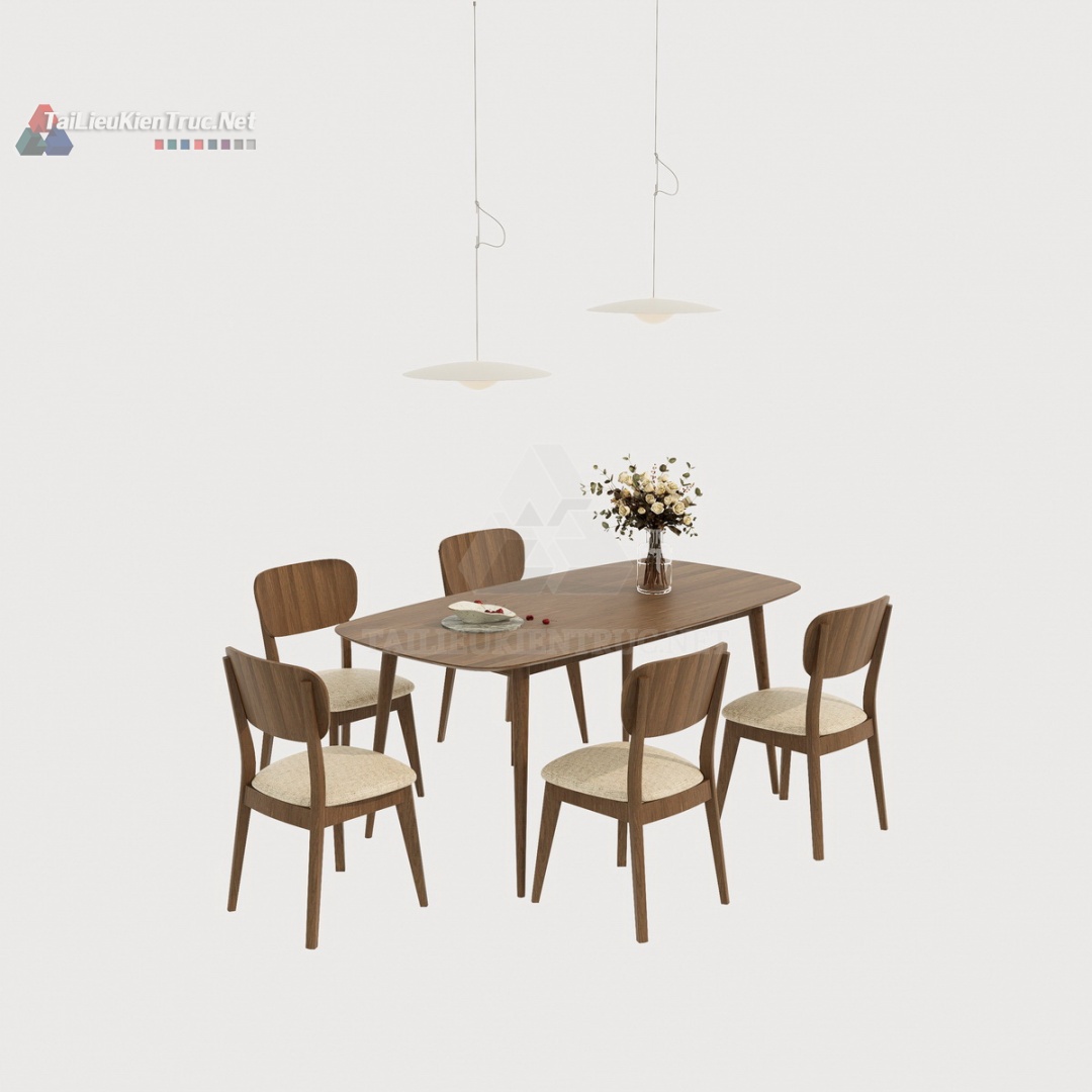 Bàn ăn sketchup 089