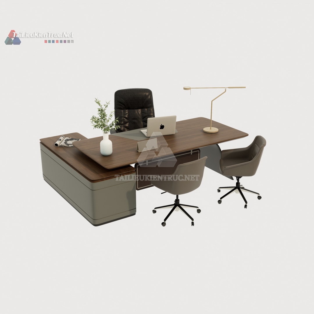 Bàn làm việc sketchup 028