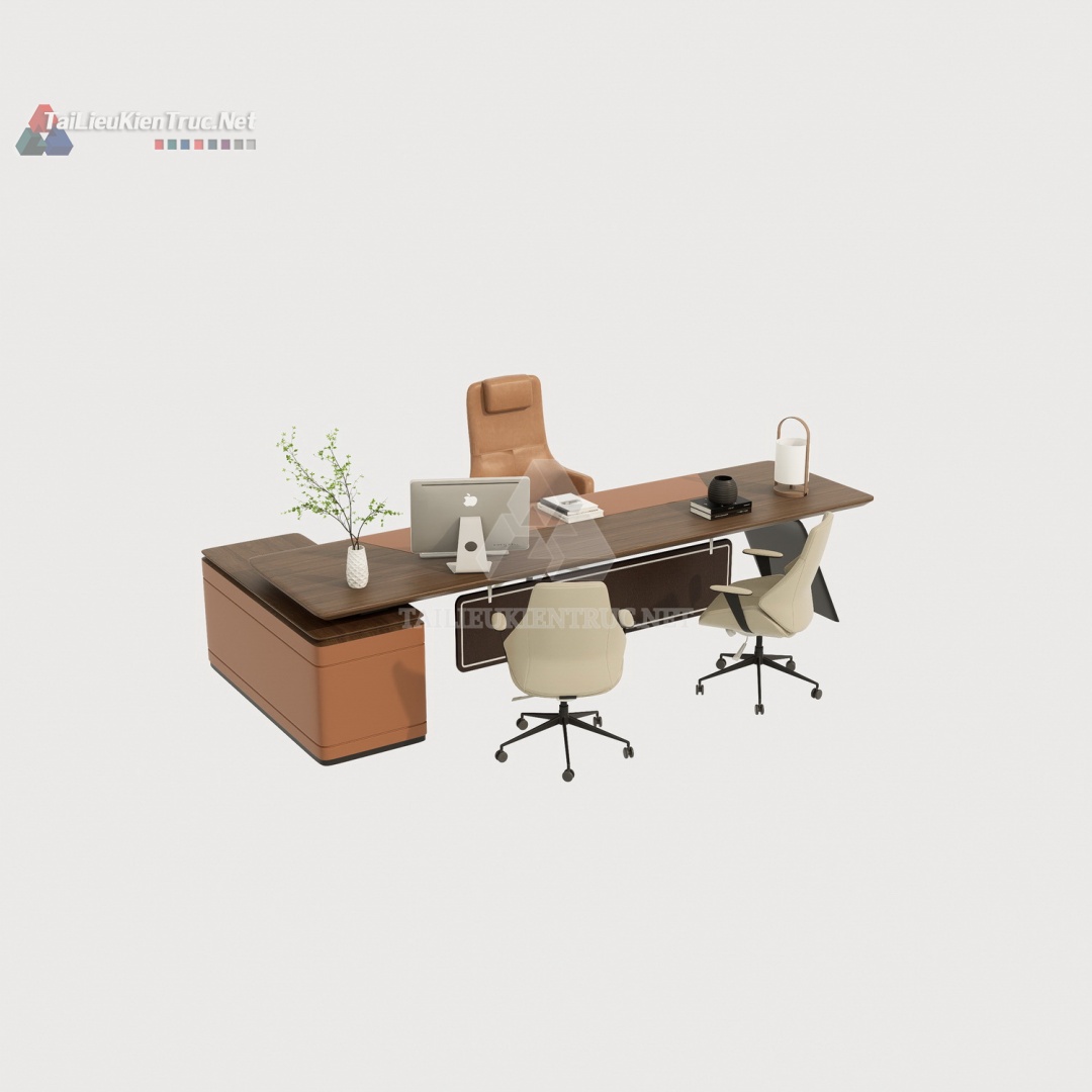 Bàn làm việc sketchup 019