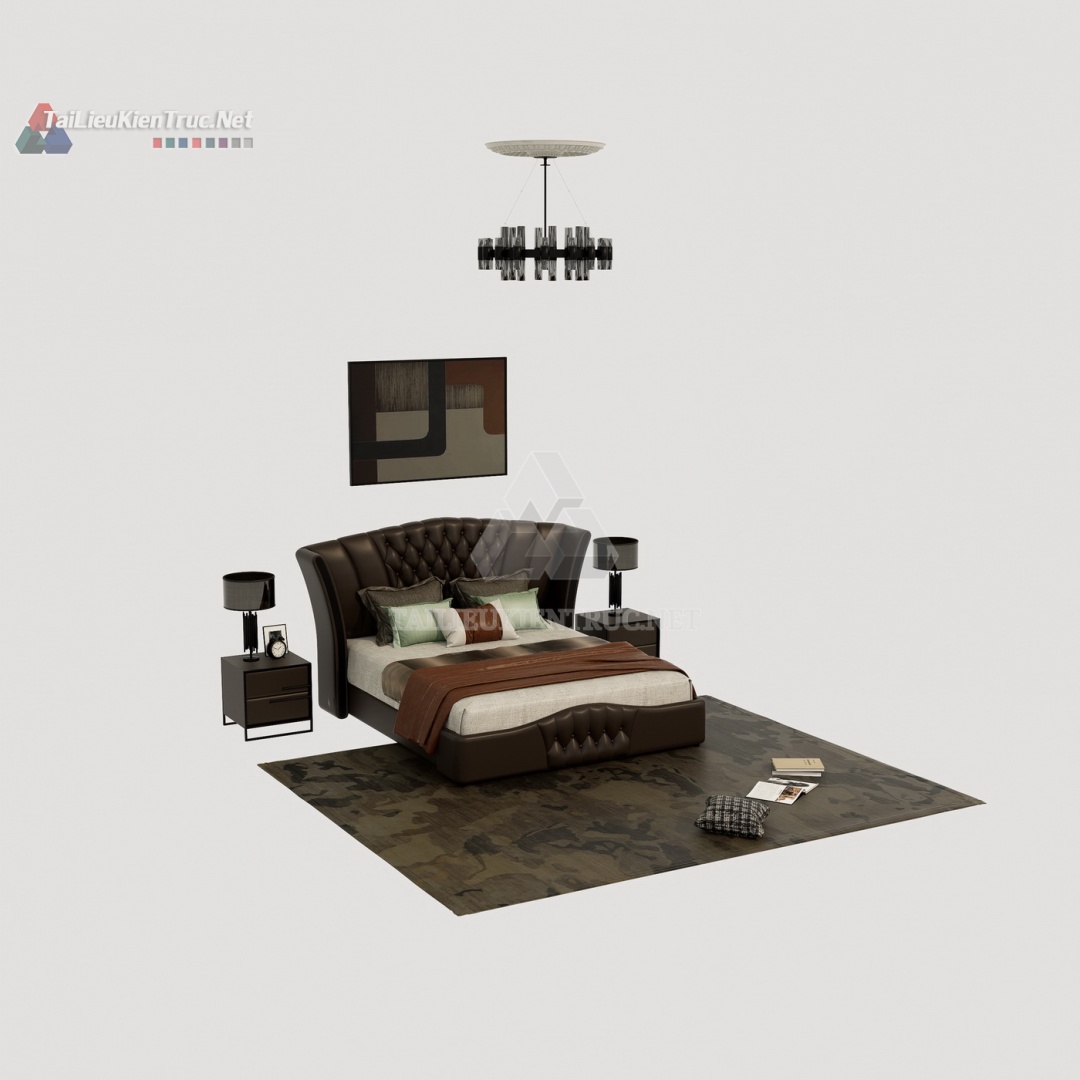 Thư viện giường sketchup 161