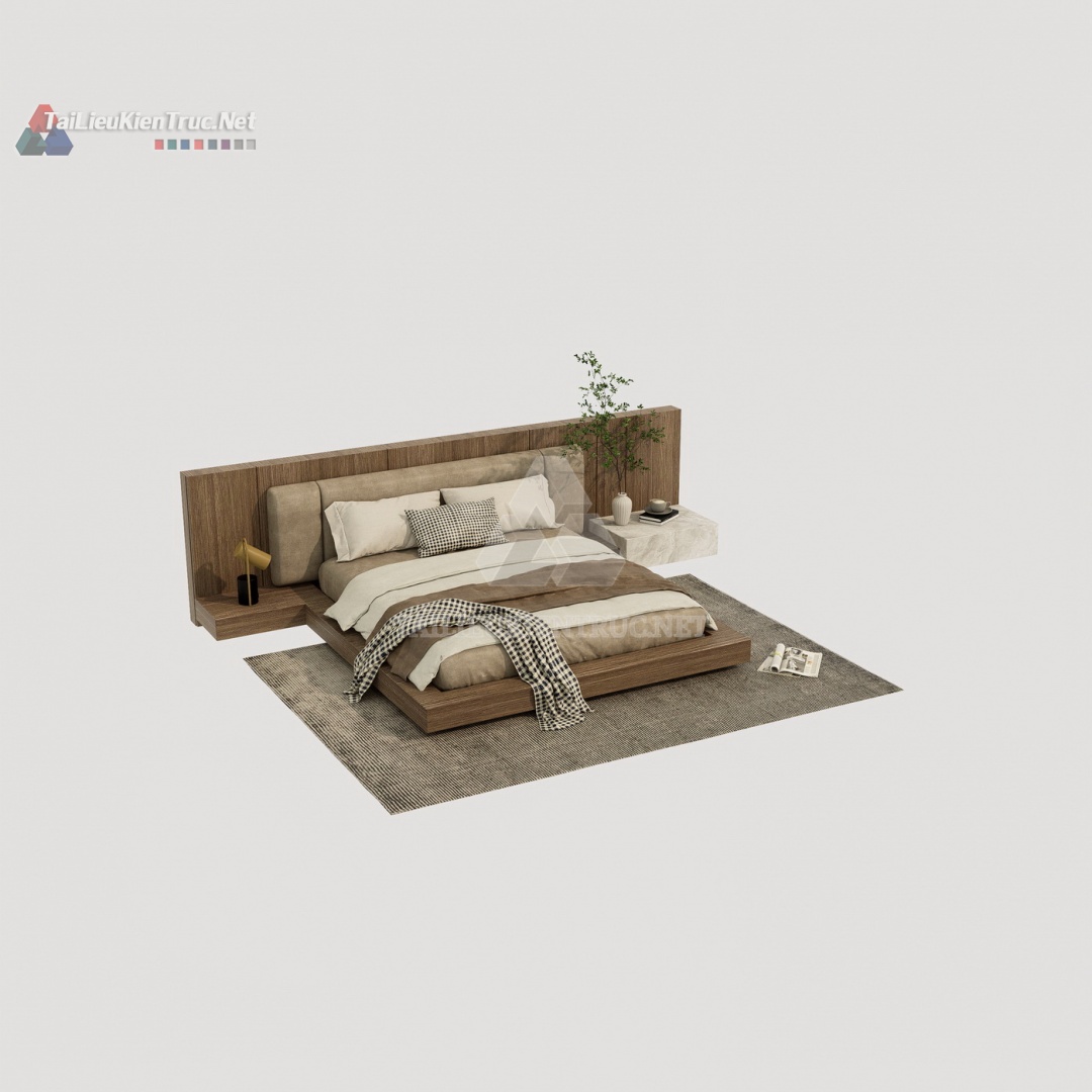 Thư viện giường sketchup 162