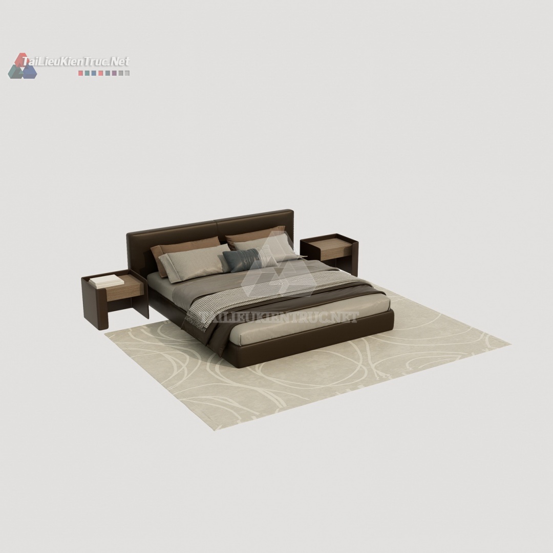 Thư viện giường sketchup 166