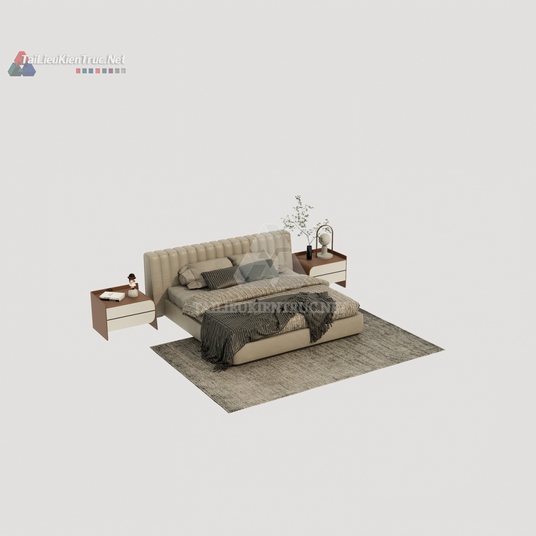 Thư viện giường sketchup 167