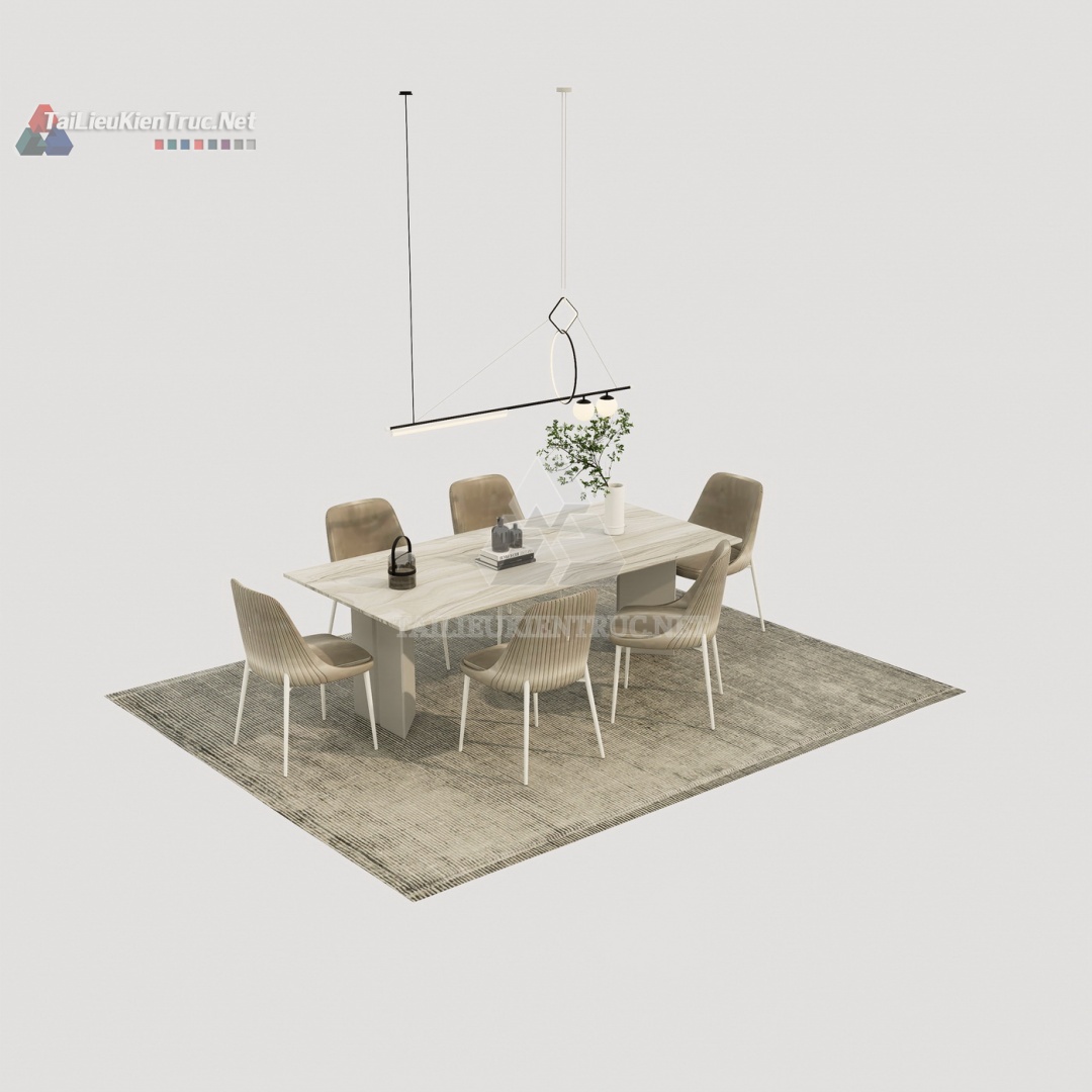 Bàn ăn sketchup 101