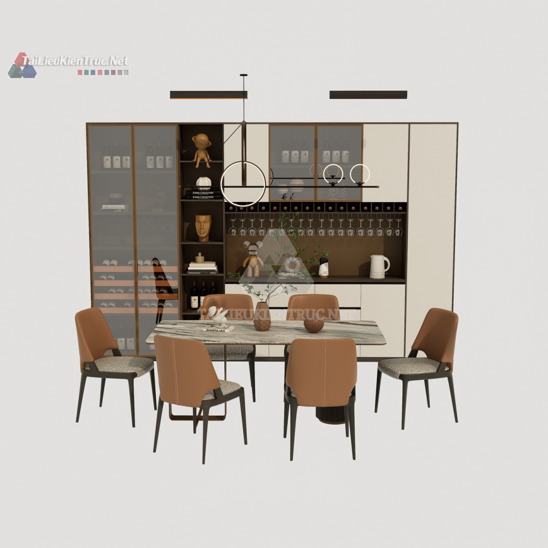 Bàn ăn sketchup 114