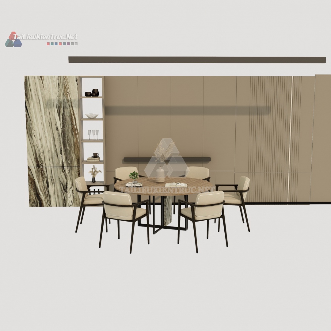 Bàn ăn sketchup 116