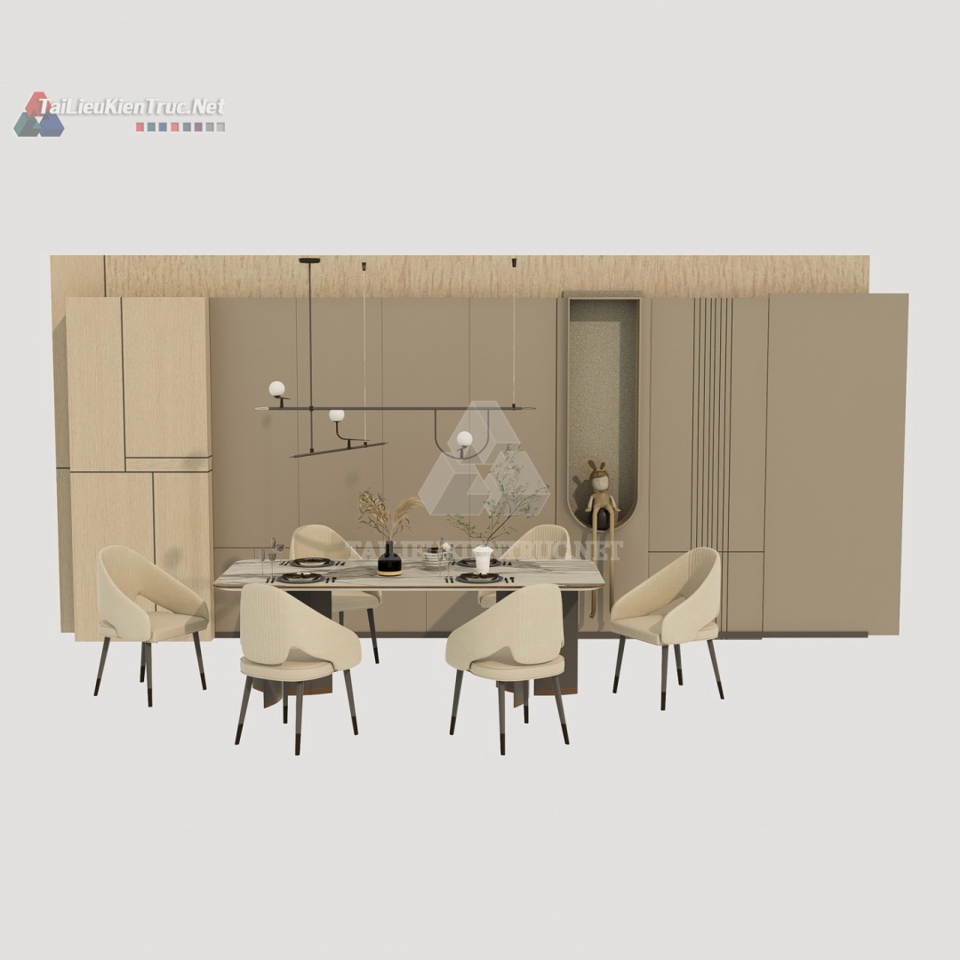 Bàn ăn sketchup 117