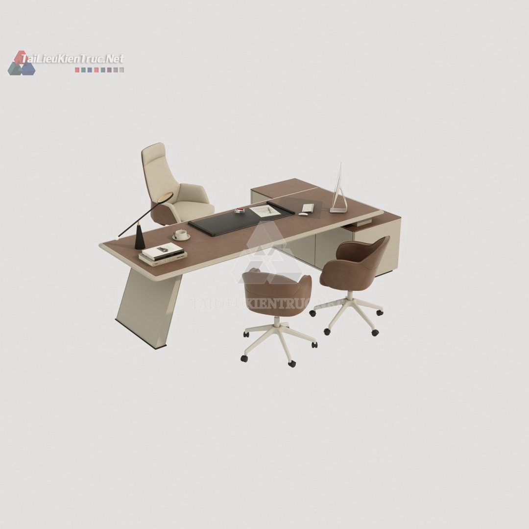 Bàn làm việc sketchup 033