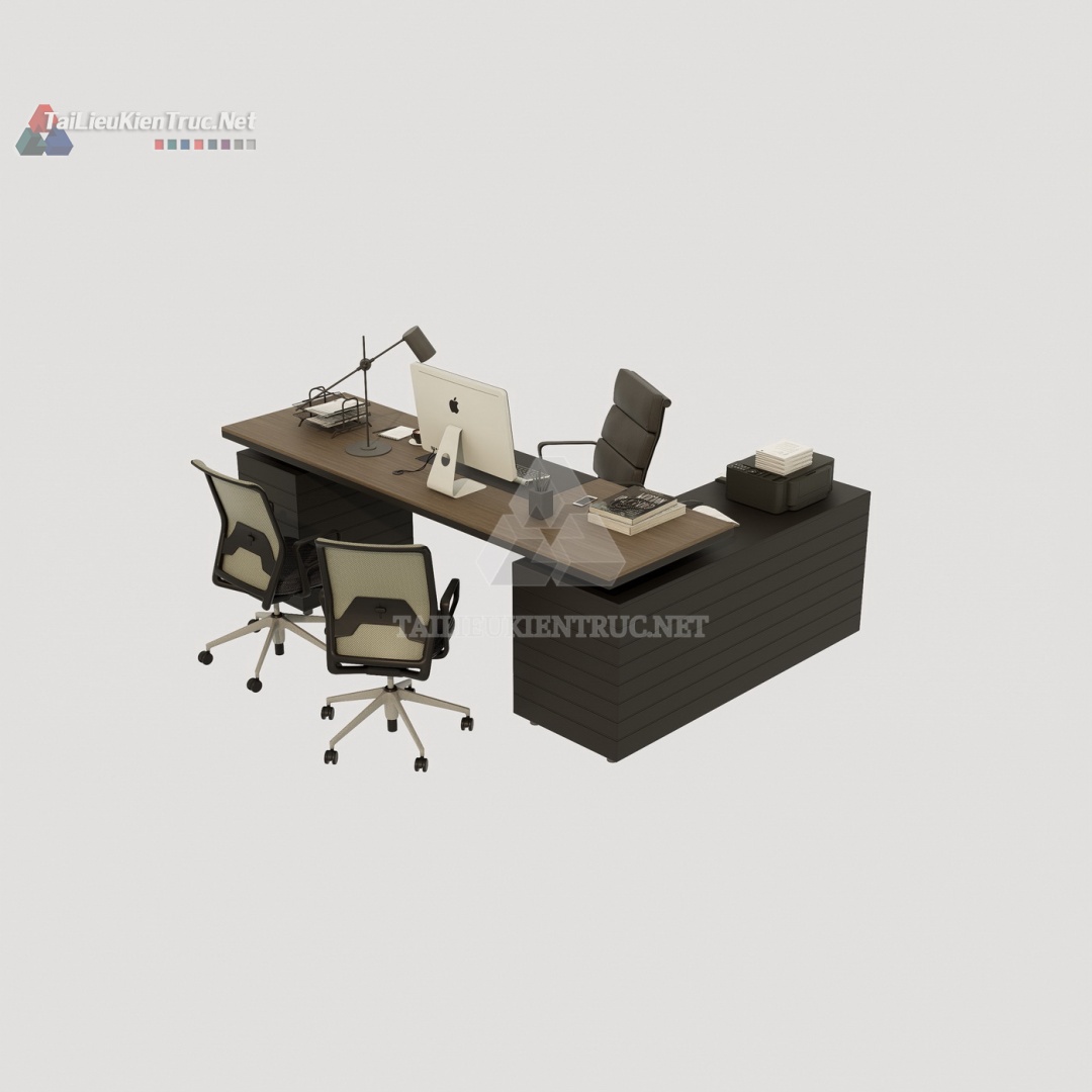 Bàn làm việc sketchup 042