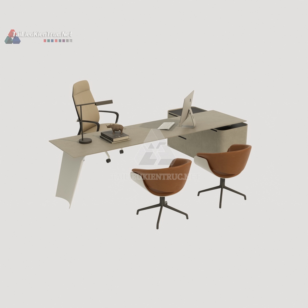 Bàn làm việc sketchup 046