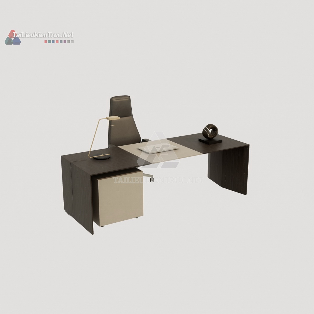 Bàn làm việc sketchup 048