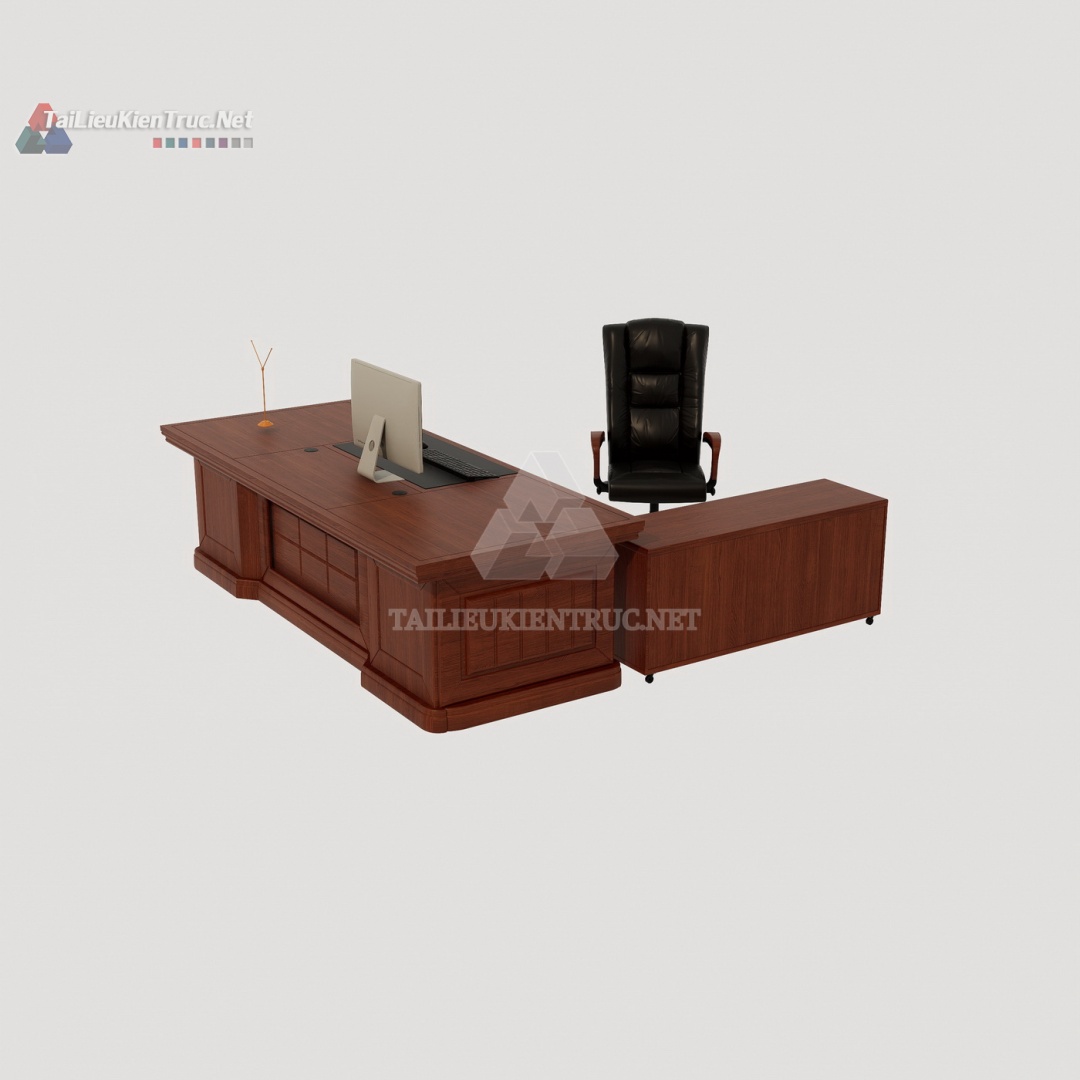 Bàn làm việc sketchup 050
