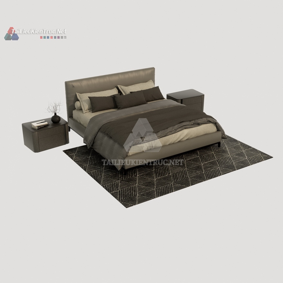 Thư viện giường sketchup 171