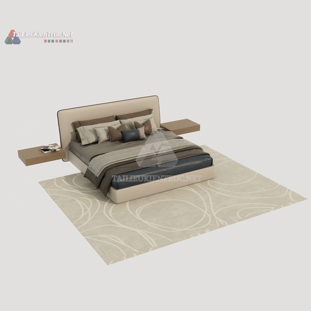 Thư viện giường sketchup 172