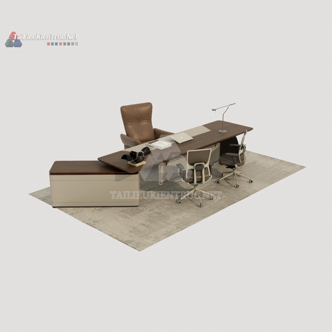Bàn làm việc sketchup 051