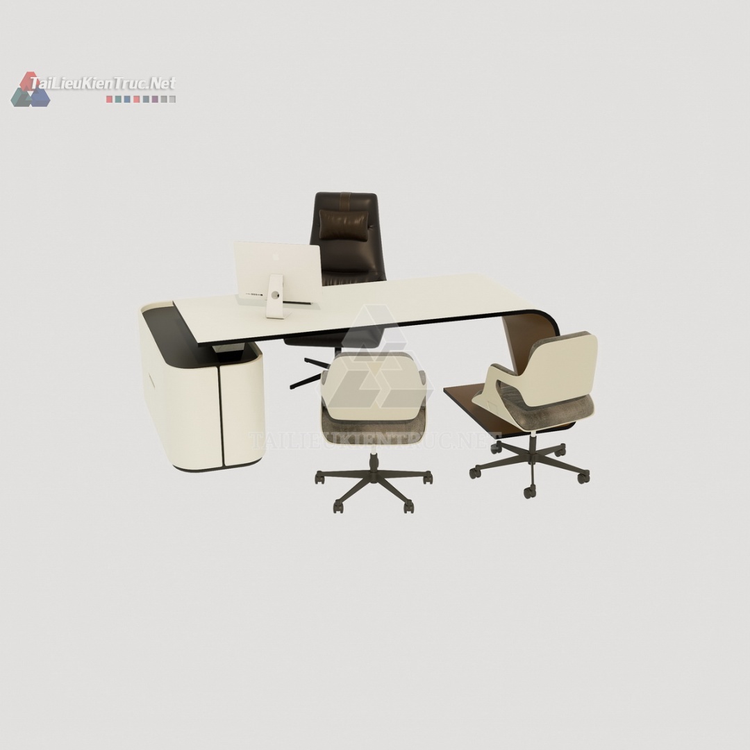 Bàn làm việc sketchup 061