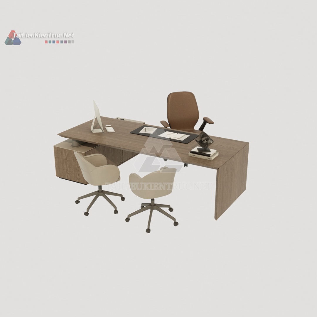 Bàn làm việc sketchup 063