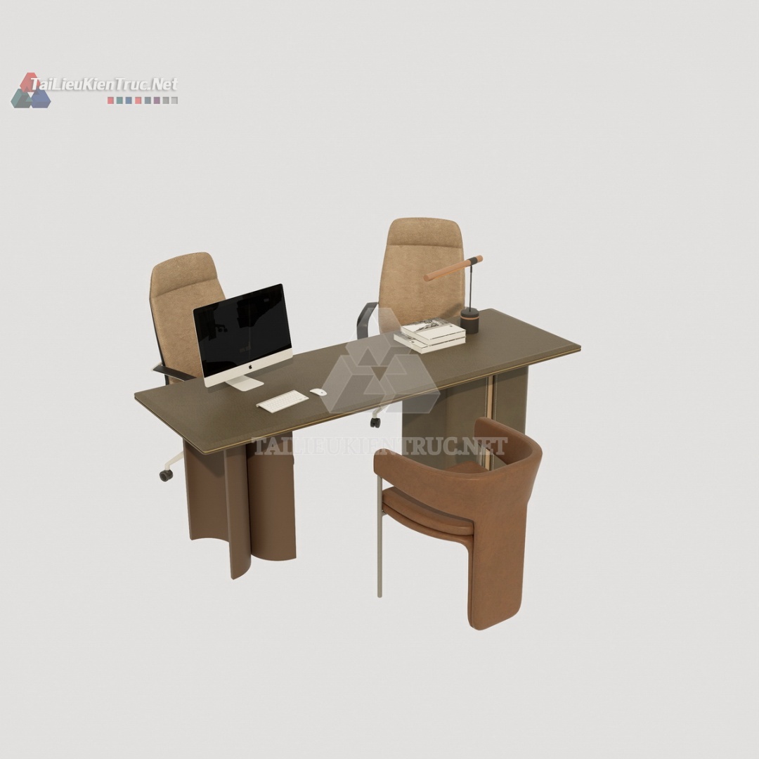 Bàn làm việc sketchup 070