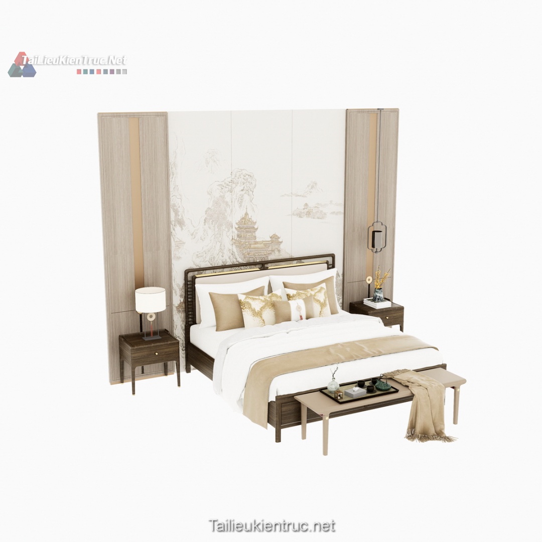 Thư viện giường sketchup 196