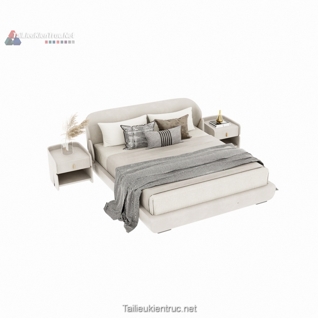 Thư viện giường sketchup 197