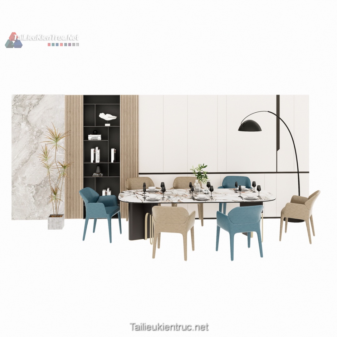 Bàn ăn sketchup 126