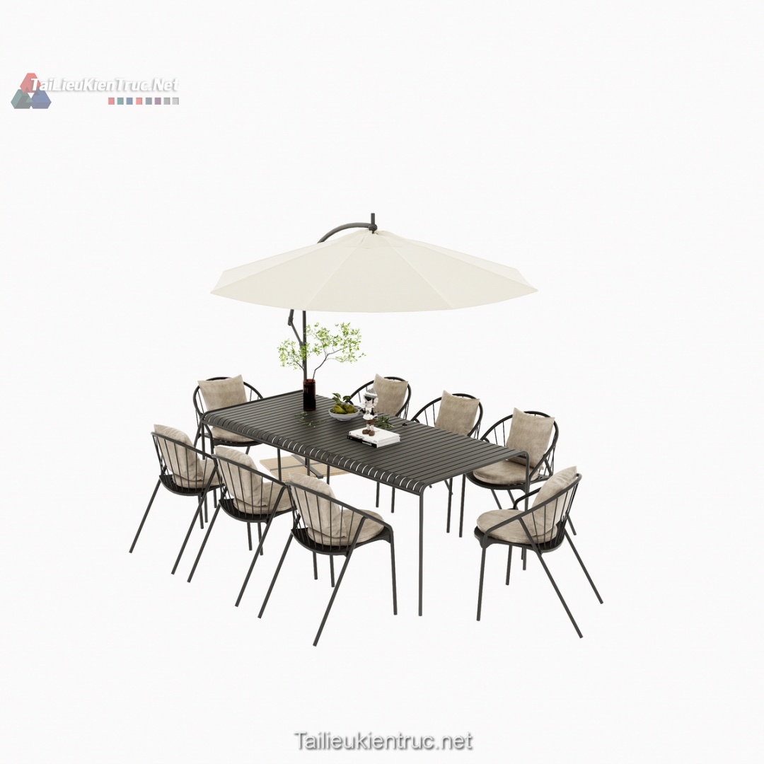 Bàn ăn sketchup 132